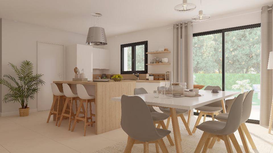 Programme terrain + maison à Sarrigné en Maine-et-Loire (49) de 90 m² à vendre au prix de 298700€ - 4