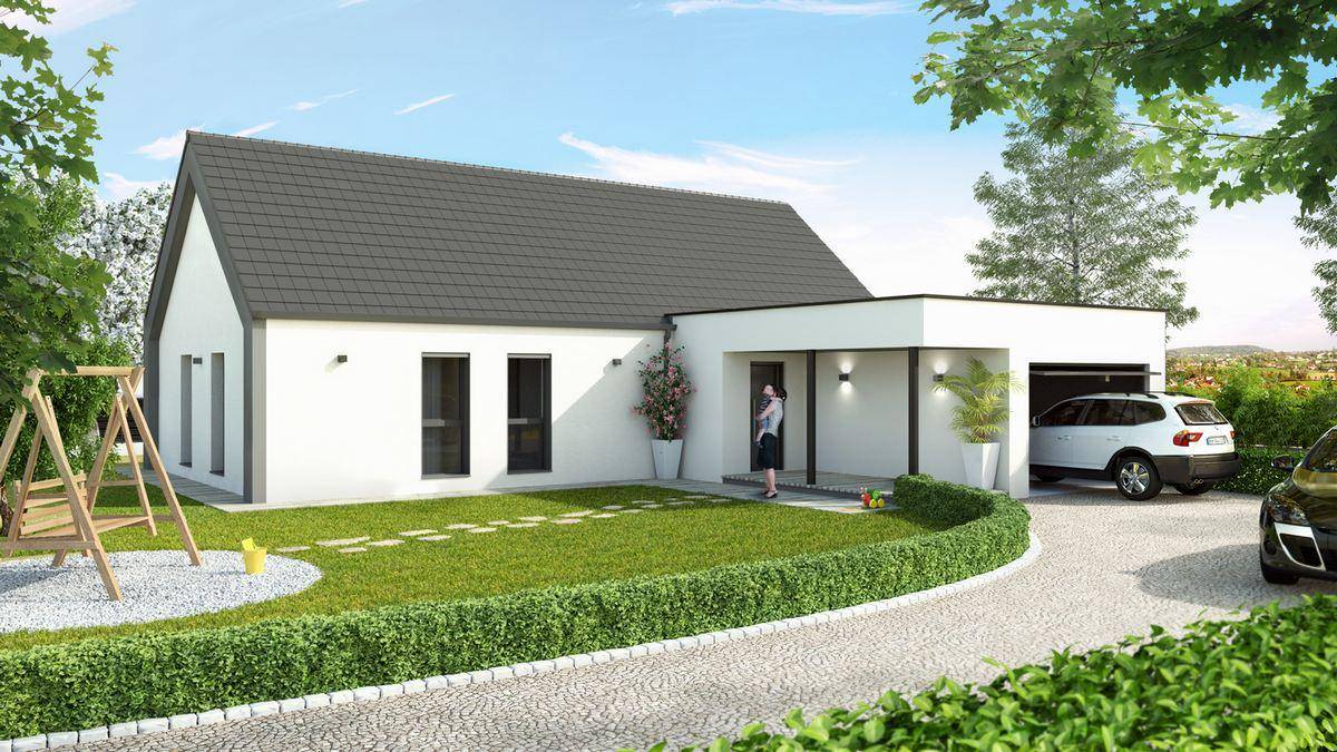Programme terrain + maison à Fillé en Sarthe (72) de 85 m² à vendre au prix de 188127€ - 1