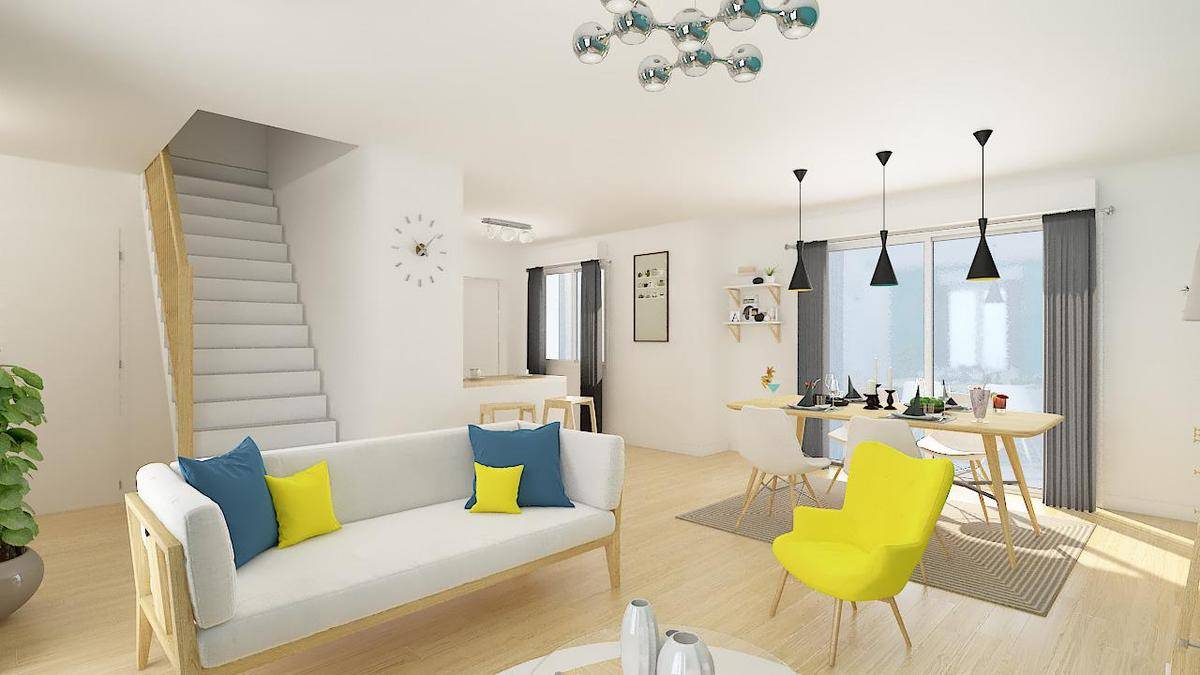 Programme terrain + maison à Le Pasquier en Jura (39) de 82 m² à vendre au prix de 231580€ - 3