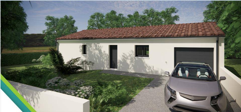 Programme terrain + maison à Gimeux en Charente (16) de 89 m² à vendre au prix de 220300€ - 1