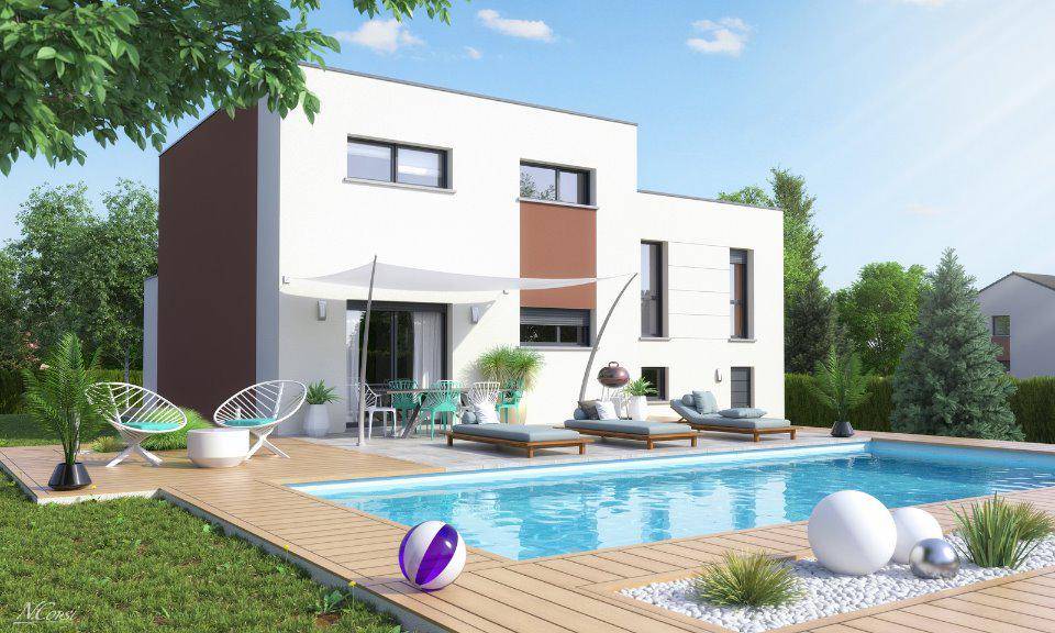 Programme terrain + maison à Sainte-Barbe en Moselle (57) de 130 m² à vendre au prix de 399000€ - 4