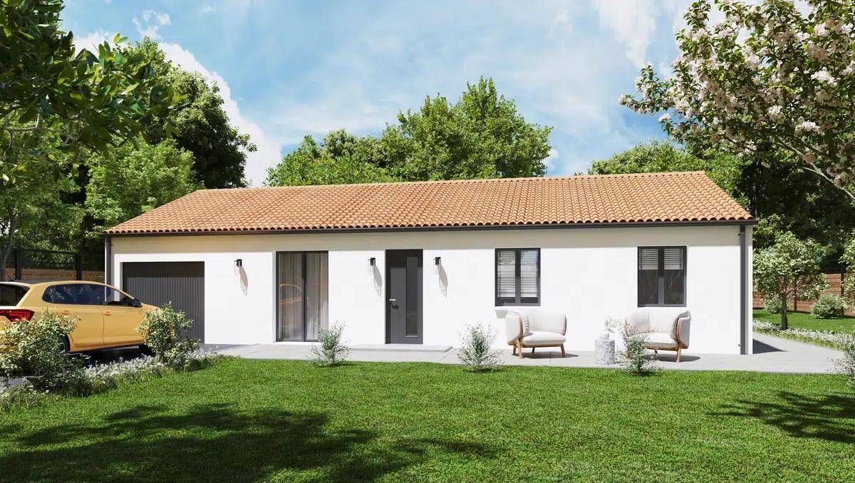 Programme terrain + maison à Les Pradeaux en Puy-de-Dôme (63) de 79 m² à vendre au prix de 194030€ - 1