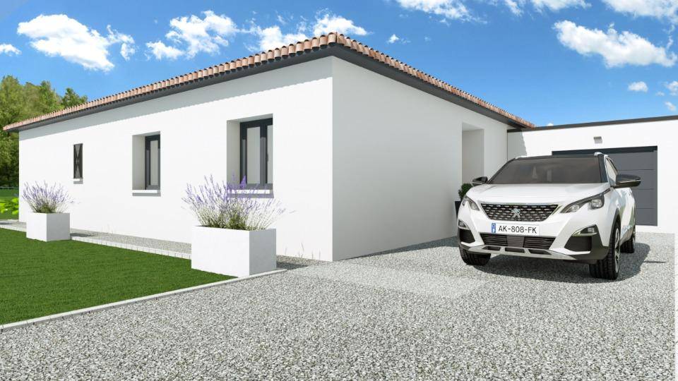Programme terrain + maison à La Voulte-sur-Rhône en Ardèche (07) de 134 m² à vendre au prix de 373000€ - 3