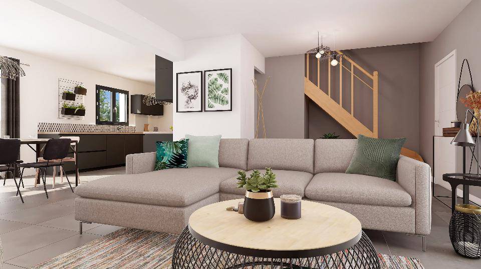 Programme terrain + maison à Saint-Pierre-du-Vauvray en Eure (27) de 92 m² à vendre au prix de 239220€ - 3