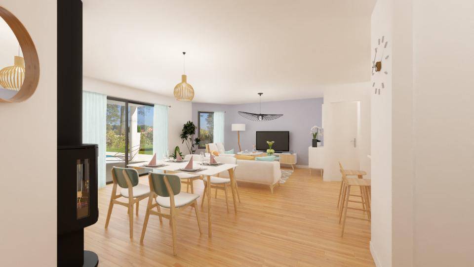 Programme terrain + maison à Odos en Hautes-Pyrénées (65) de 106 m² à vendre au prix de 285400€ - 3