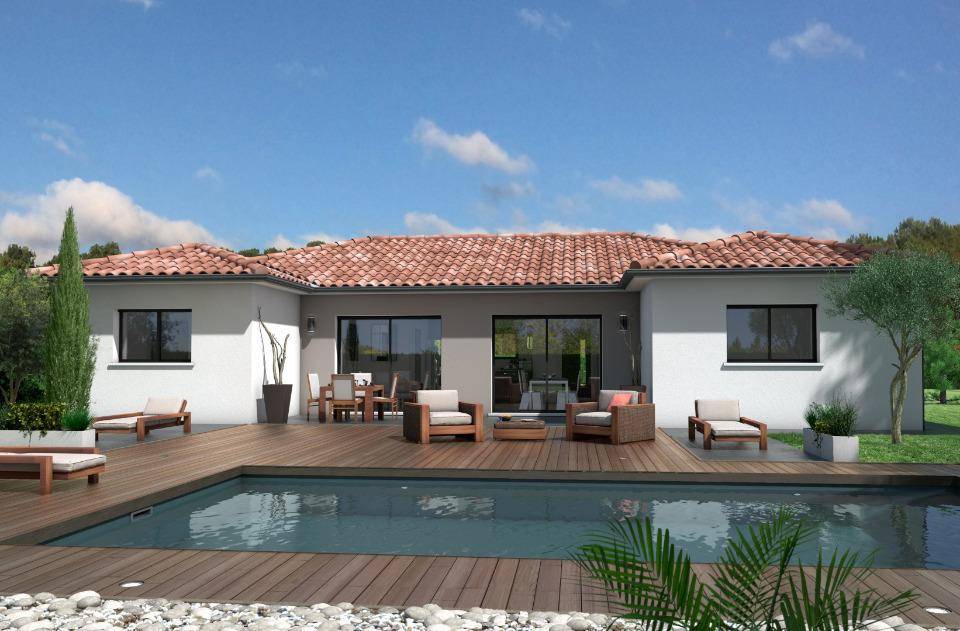 Programme terrain + maison à Villeneuve-la-Comptal en Aude (11) de 122 m² à vendre au prix de 260045€ - 1