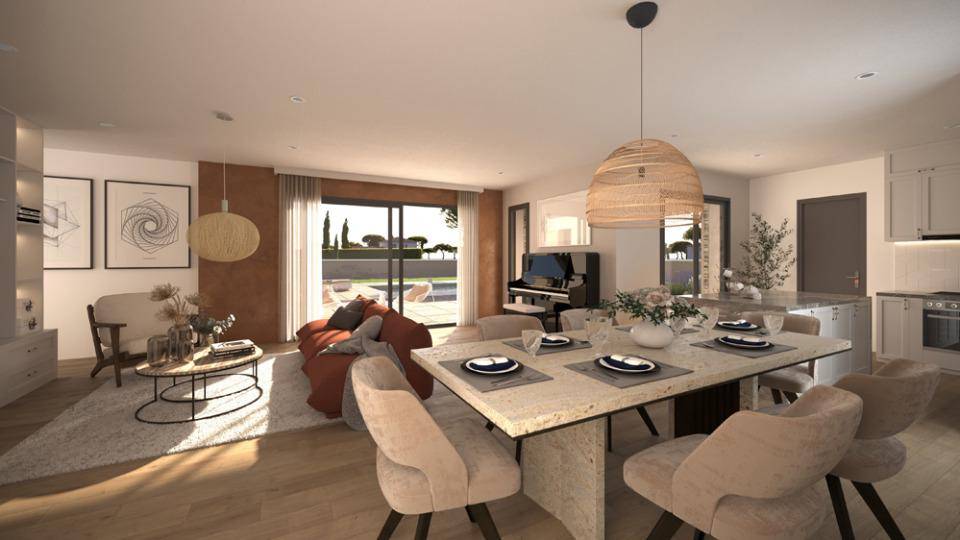 Programme terrain + maison à Dions en Gard (30) de 91 m² à vendre au prix de 378900€ - 3