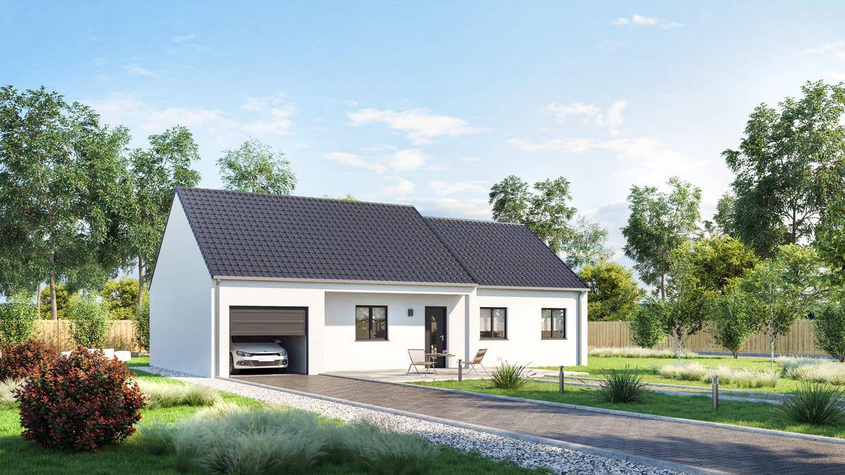 Programme terrain + maison à Changé en Sarthe (72) de 68 m² à vendre au prix de 192072€ - 1