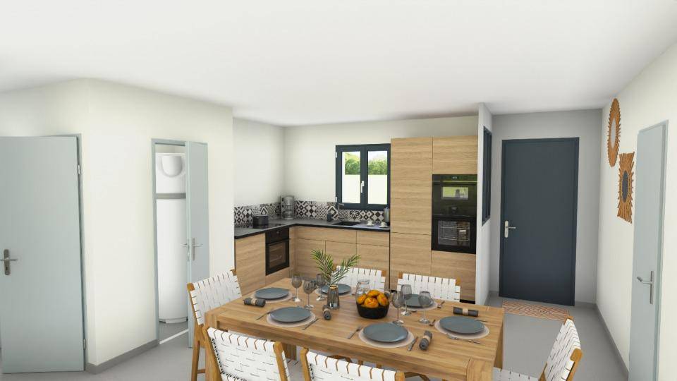 Programme terrain + maison à Vallon-Pont-d'Arc en Ardèche (07) de 73 m² à vendre au prix de 259000€ - 3