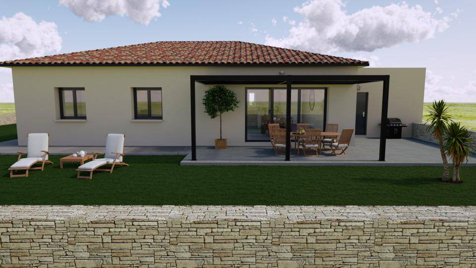 Programme terrain + maison à Chabeuil en Drôme (26) de 93 m² à vendre au prix de 334000€ - 3