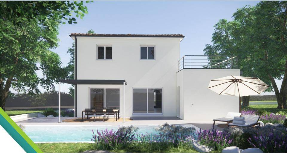 Programme terrain + maison à Échallat en Charente (16) de 129 m² à vendre au prix de 310000€ - 1