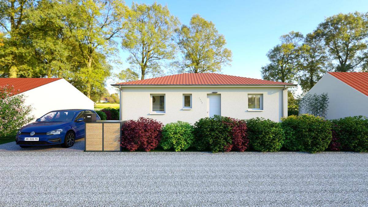 Programme terrain + maison à Riom en Puy-de-Dôme (63) de 76 m² à vendre au prix de 236901€ - 4