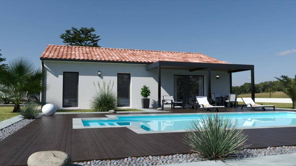 Programme terrain + maison à Lasgraisses en Tarn (81) de 91 m² à vendre au prix de 164000€ - 1