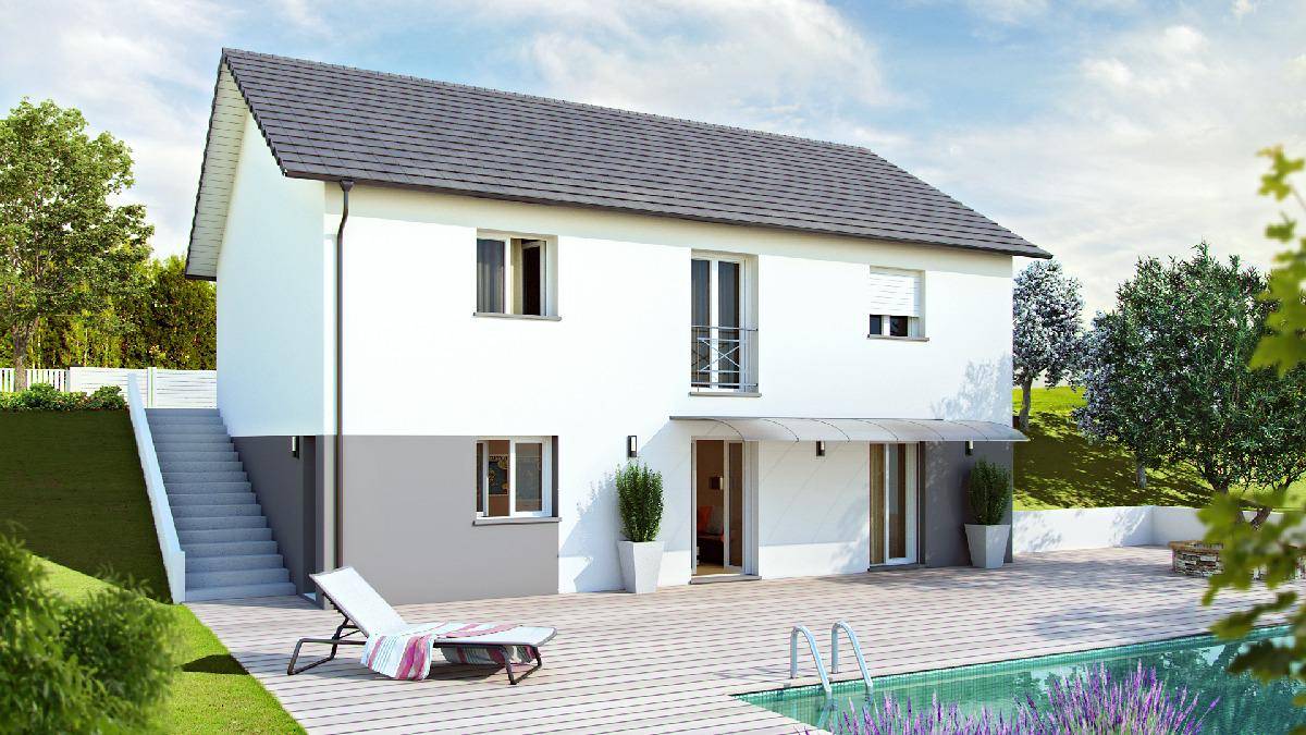 Programme terrain + maison à Saint-Amé en Vosges (88) de 113 m² à vendre au prix de 228110€ - 1
