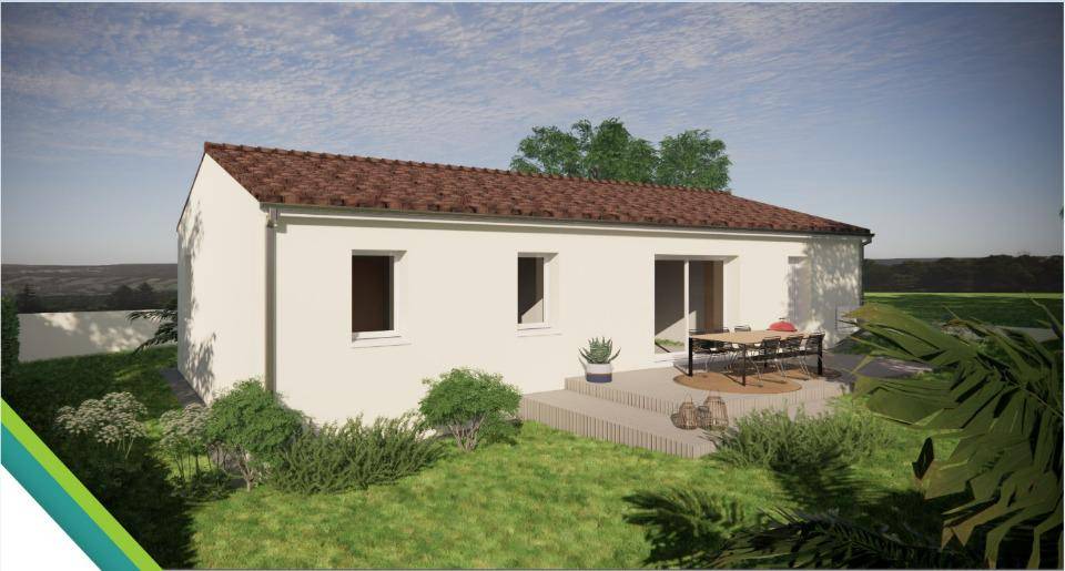 Programme terrain + maison à Anais en Charente (16) de 86 m² à vendre au prix de 196000€ - 2