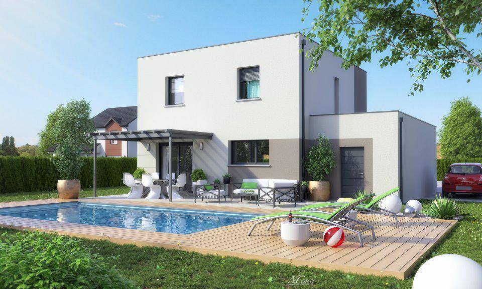 Programme terrain + maison à Metzeresche en Moselle (57) de 102 m² à vendre au prix de 329000€ - 4
