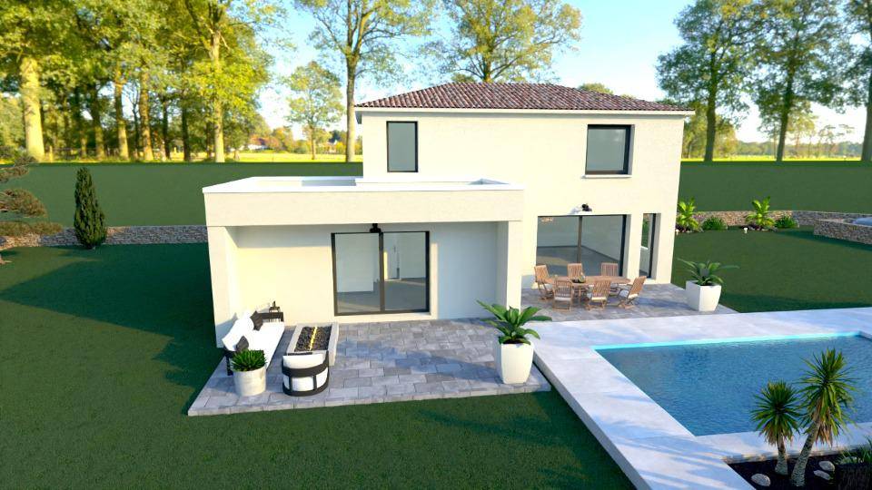 Programme terrain + maison à Ollioules en Var (83) de 110 m² à vendre au prix de 658000€ - 1