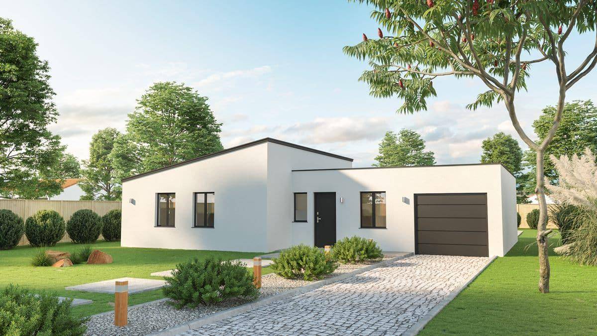Programme terrain + maison à Sainte-Soulle en Charente-Maritime (17) de 90 m² à vendre au prix de 301720€ - 2