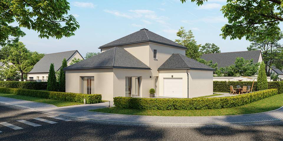 Programme terrain + maison à Changé en Mayenne (53) de 125 m² à vendre au prix de 366500€ - 1