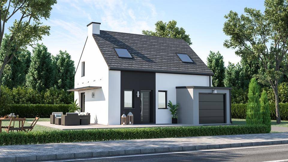 Programme terrain + maison à Romagné en Ille-et-Vilaine (35) de 83 m² à vendre au prix de 218000€ - 4
