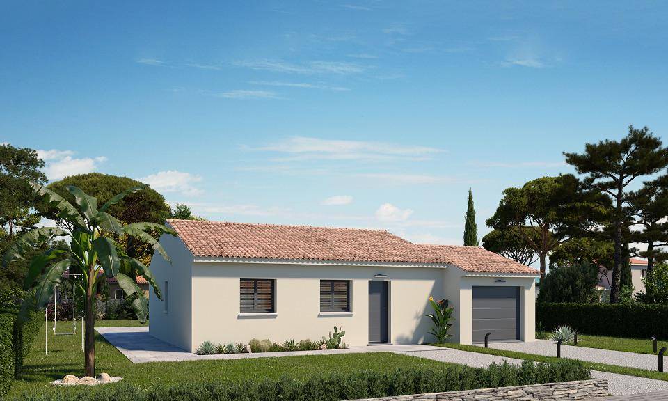 Programme terrain + maison à Monteux en Vaucluse (84) de 71 m² à vendre au prix de 289000€ - 1
