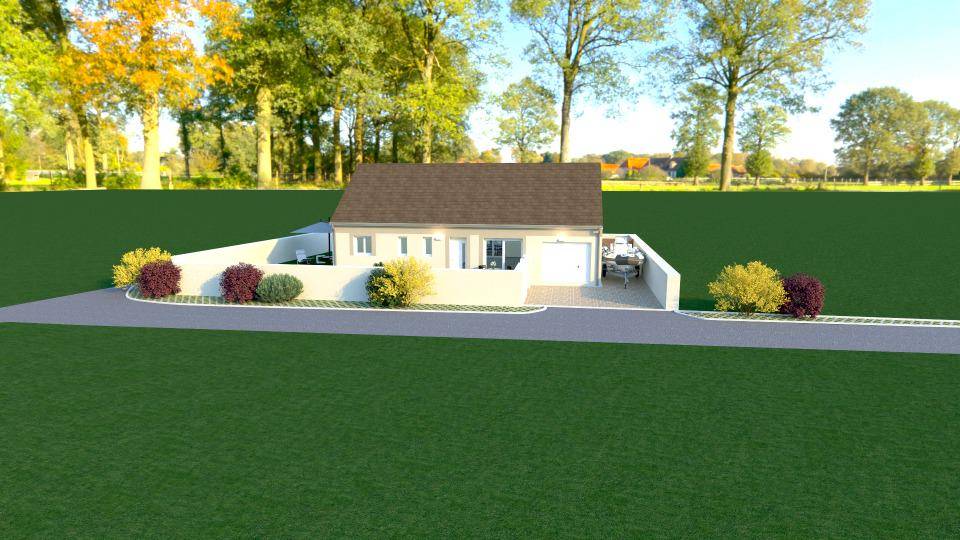 Programme terrain + maison à Carpiquet en Calvados (14) de 90 m² à vendre au prix de 224000€ - 3