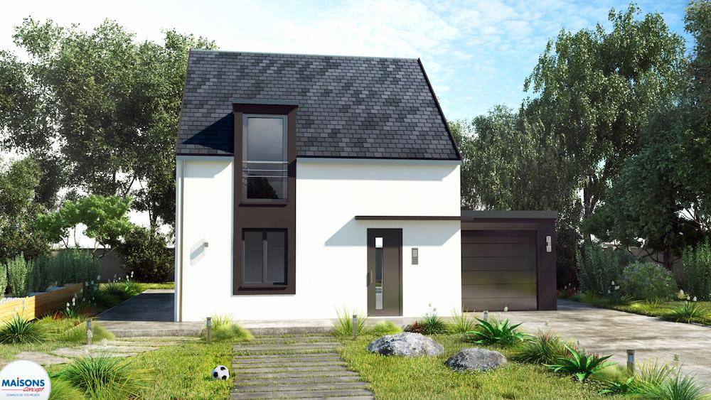 Programme terrain + maison à Villaines-les-Rochers en Indre-et-Loire (37) de 86 m² à vendre au prix de 232280€ - 2