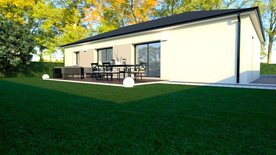 Programme terrain + maison à Port-en-Bessin-Huppain en Calvados (14) de 95 m² à vendre au prix de 229900€ - 3