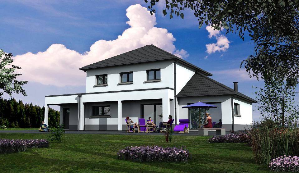 Programme terrain + maison à Fiennes en Pas-de-Calais (62) de 146 m² à vendre au prix de 426000€ - 2