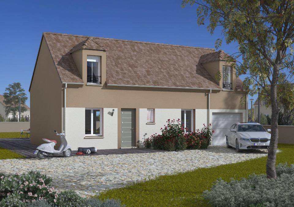 Programme terrain + maison à Angerville en Essonne (91) de 90 m² à vendre au prix de 290000€ - 1