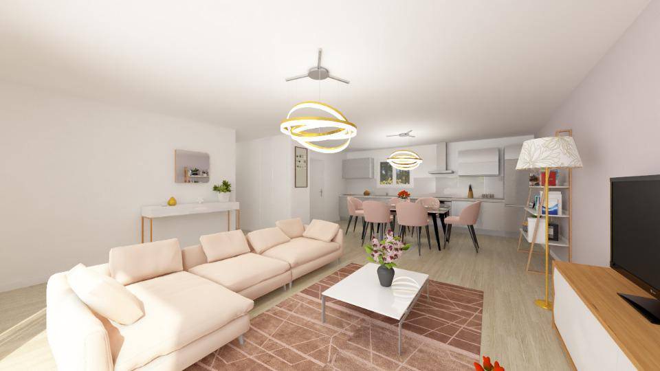 Programme terrain + maison à Lamarque-Pontacq en Hautes-Pyrénées (65) de 90 m² à vendre au prix de 214000€ - 3