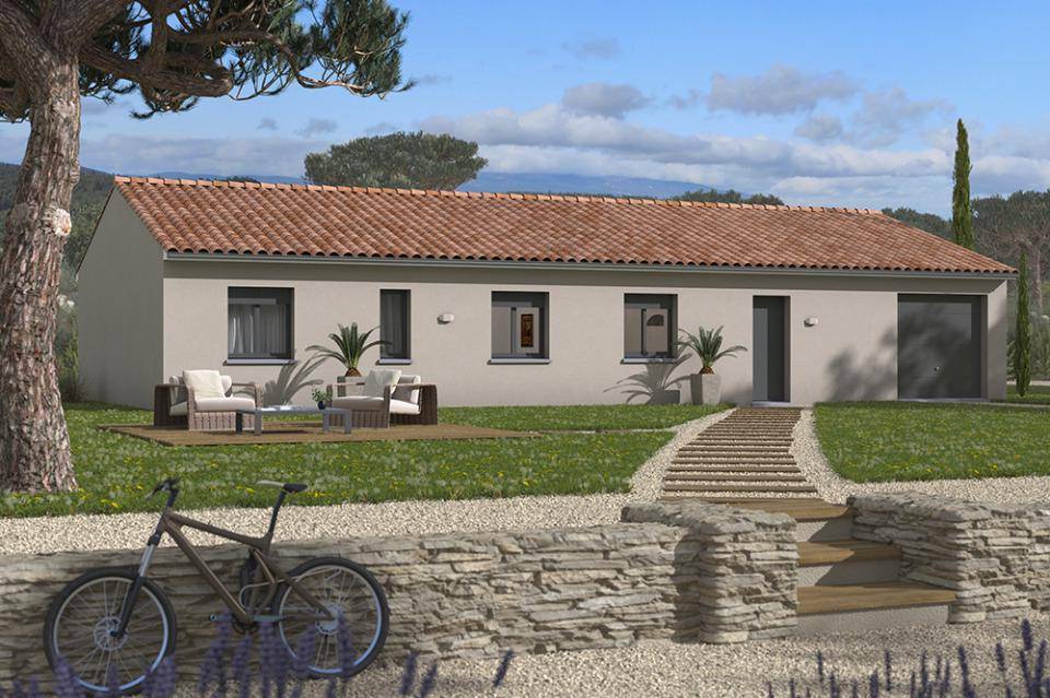 Programme terrain + maison à Pechbusque en Haute-Garonne (31) de 113 m² à vendre au prix de 511077€ - 1