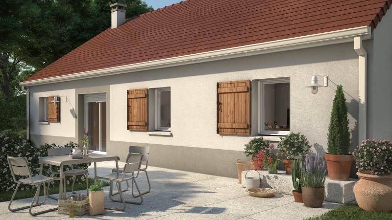 Programme terrain + maison à Villers-Bocage en Calvados (14) de 65 m² à vendre au prix de 163000€ - 2
