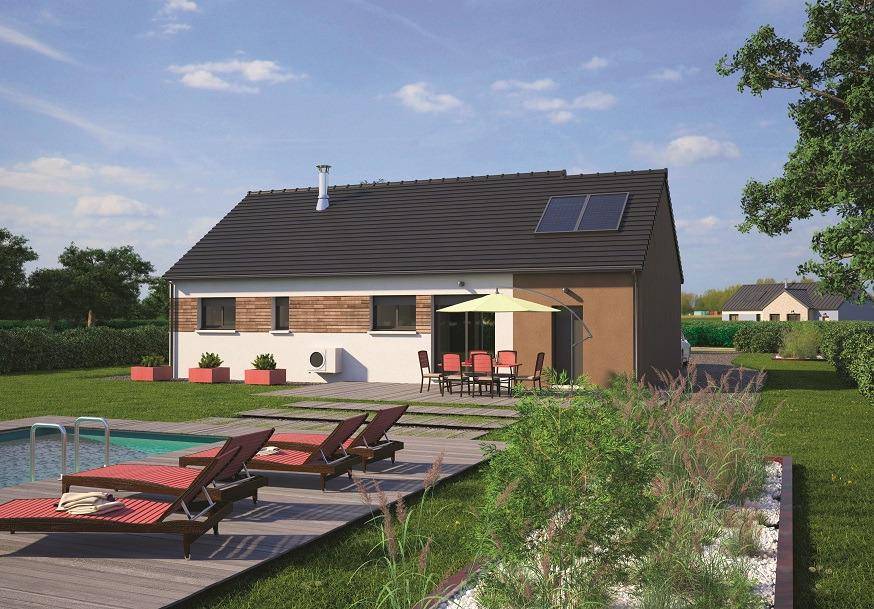 Programme terrain + maison à Dordives en Loiret (45) de 80 m² à vendre au prix de 221000€ - 2