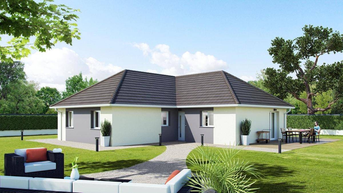 Programme terrain + maison à Villebichot en Côte-d'Or (21) de 99 m² à vendre au prix de 246410€ - 1
