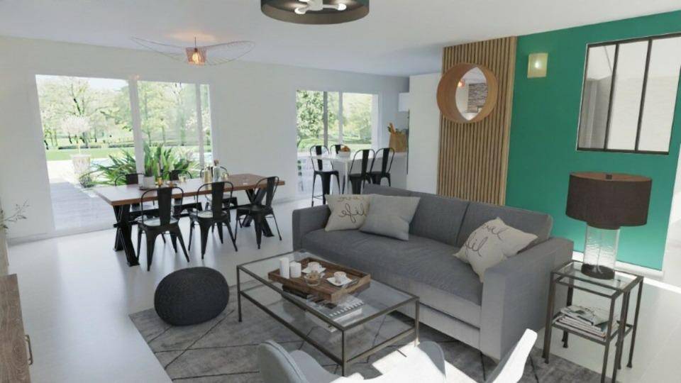 Programme terrain + maison à La Côte-Saint-André en Isère (38) de 95 m² à vendre au prix de 228000€ - 3