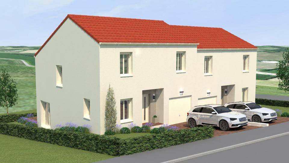 Programme terrain + maison à Vantoux en Moselle (57) de 114 m² à vendre au prix de 376000€ - 1