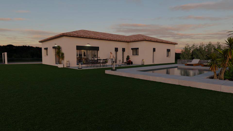 Programme terrain + maison à Vinezac en Ardèche (07) de 165 m² à vendre au prix de 405200€ - 2