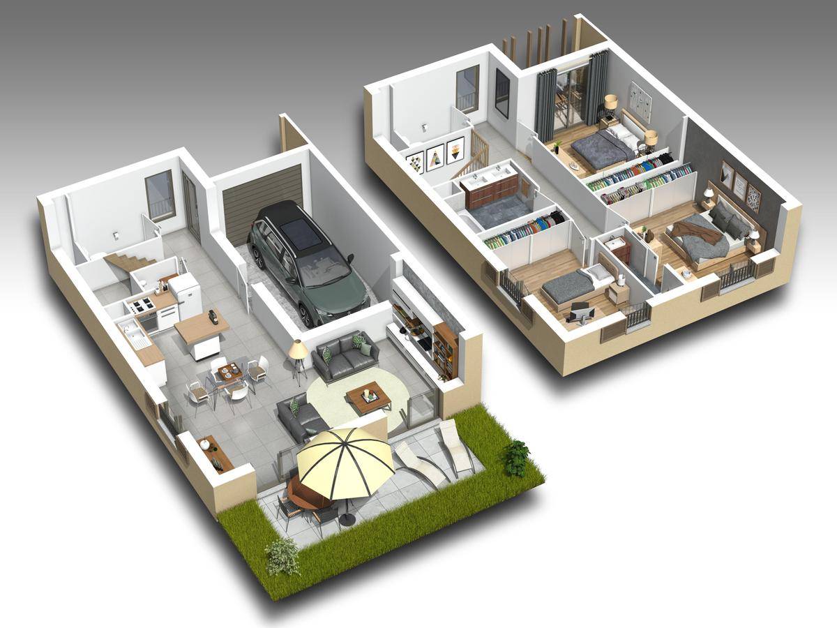 Programme terrain + maison à Morancé en Rhône (69) de 95 m² à vendre au prix de 357800€ - 2