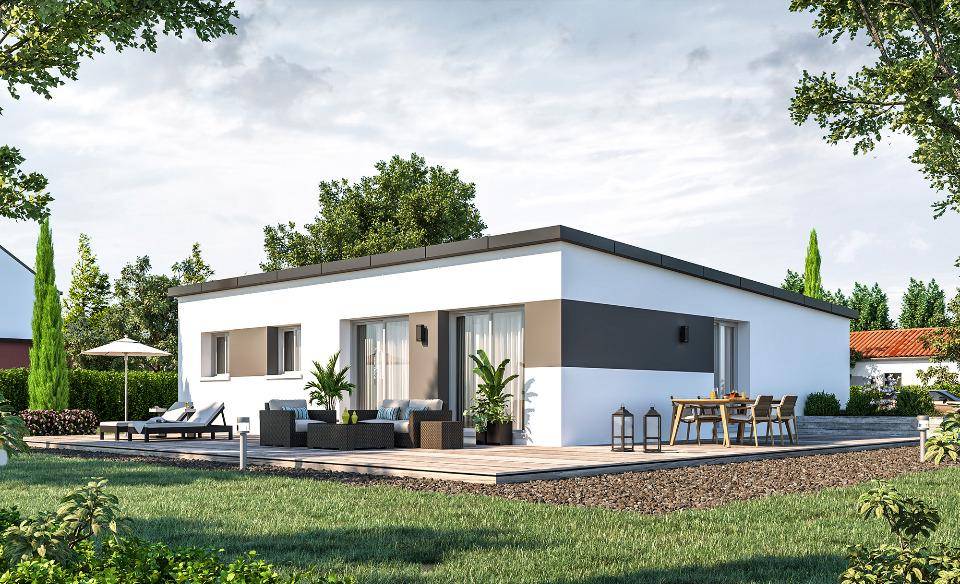 Programme terrain + maison à Saint-Grégoire en Ille-et-Vilaine (35) de 130 m² à vendre au prix de 533000€ - 1
