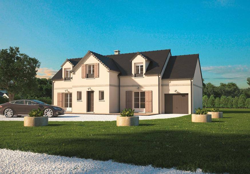 Programme terrain + maison à Mesnières-en-Bray en Seine-Maritime (76) de 145 m² à vendre au prix de 325000€ - 1