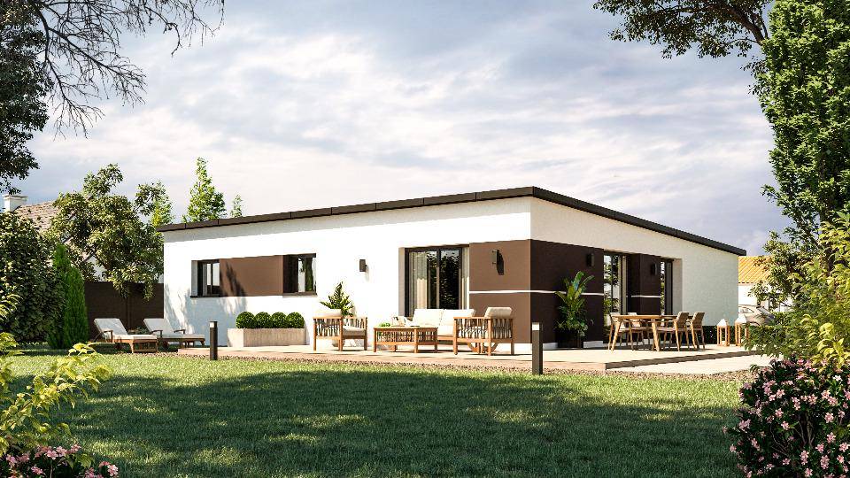 Programme terrain + maison à Derval en Loire-Atlantique (44) de 86 m² à vendre au prix de 249600€ - 2