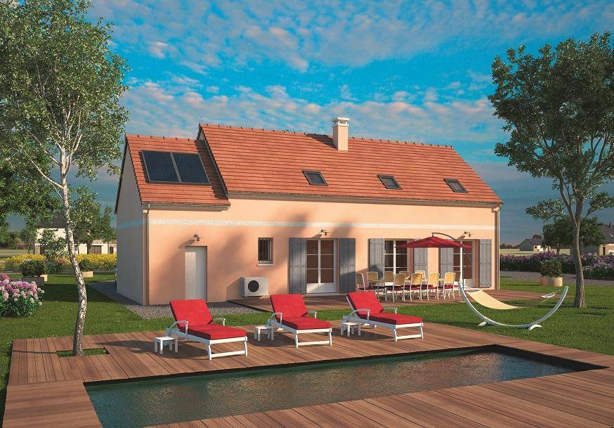 Programme terrain + maison à Hérouville-en-Vexin en Val-d'Oise (95) de 125 m² à vendre au prix de 442740€ - 2