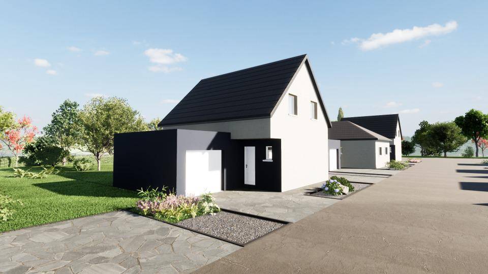 Programme terrain + maison à Burnhaupt-le-Bas en Haut-Rhin (68) de 110 m² à vendre au prix de 319763€ - 1