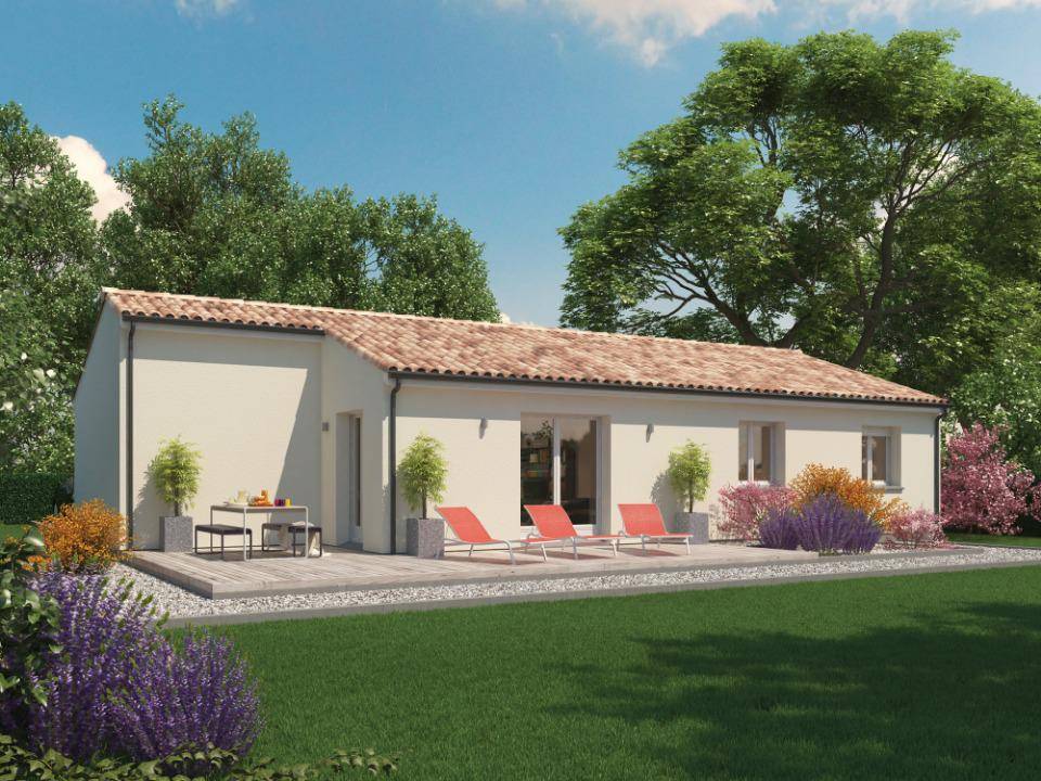 Programme terrain + maison à Saint-Maixant en Gironde (33) de 90 m² à vendre au prix de 218580€ - 3