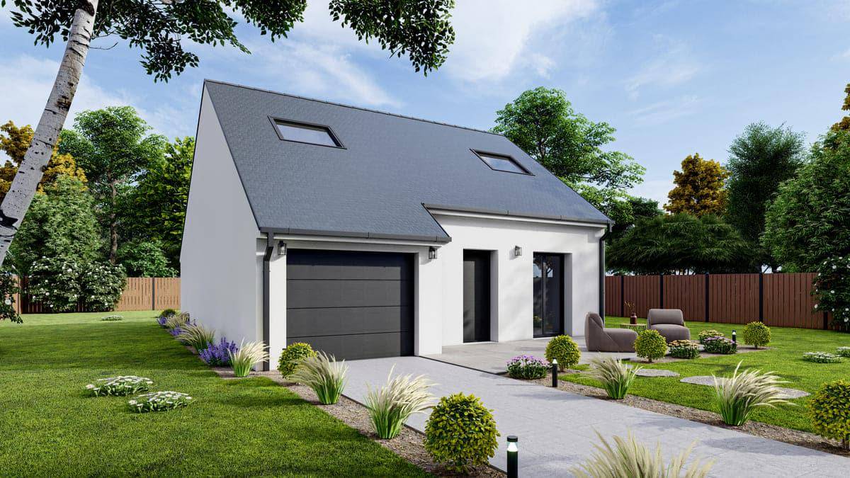 Programme terrain + maison à Fatines en Sarthe (72) de 86 m² à vendre au prix de 208082€ - 1