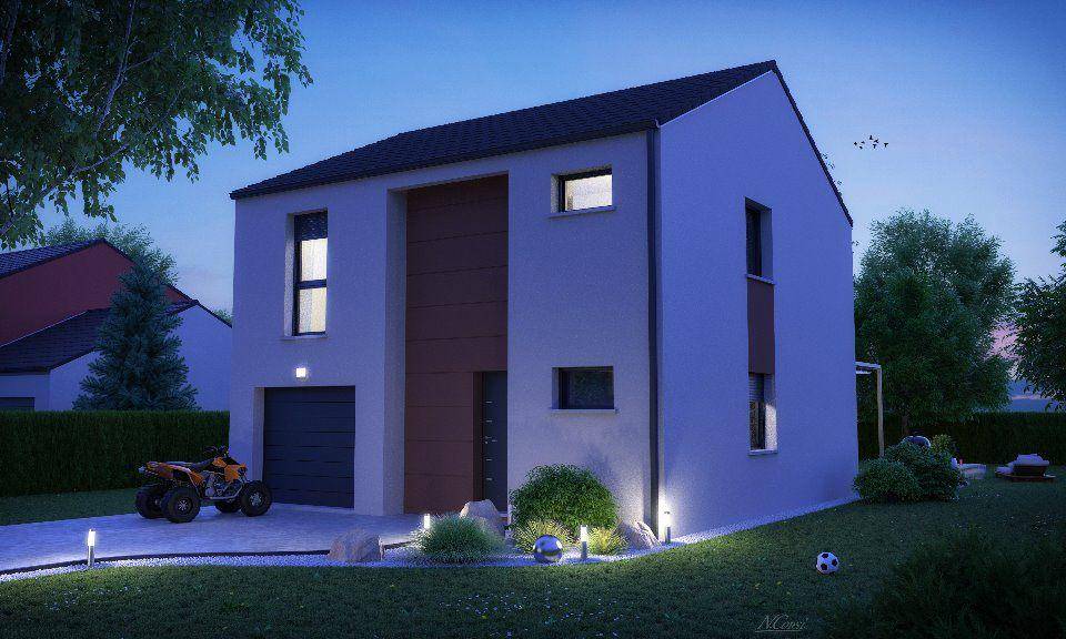 Programme terrain + maison à Dieulouard en Meurthe-et-Moselle (54) de 101 m² à vendre au prix de 249000€ - 1