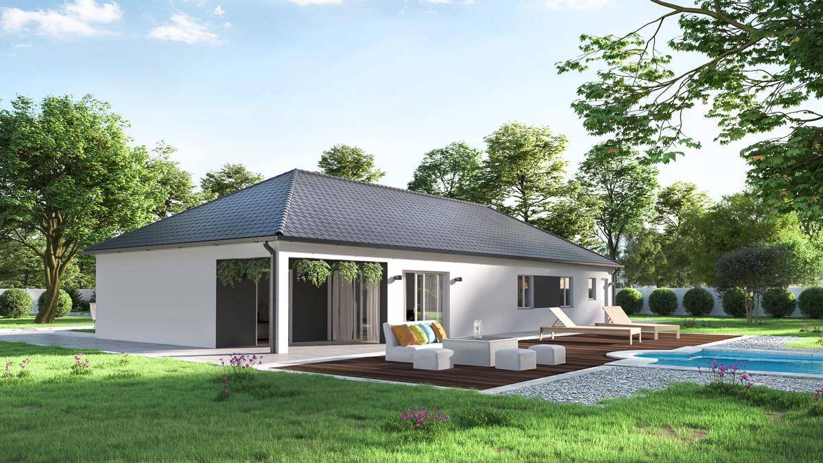 Programme terrain + maison à Geneuille en Doubs (25) de 95 m² à vendre au prix de 282776€ - 3