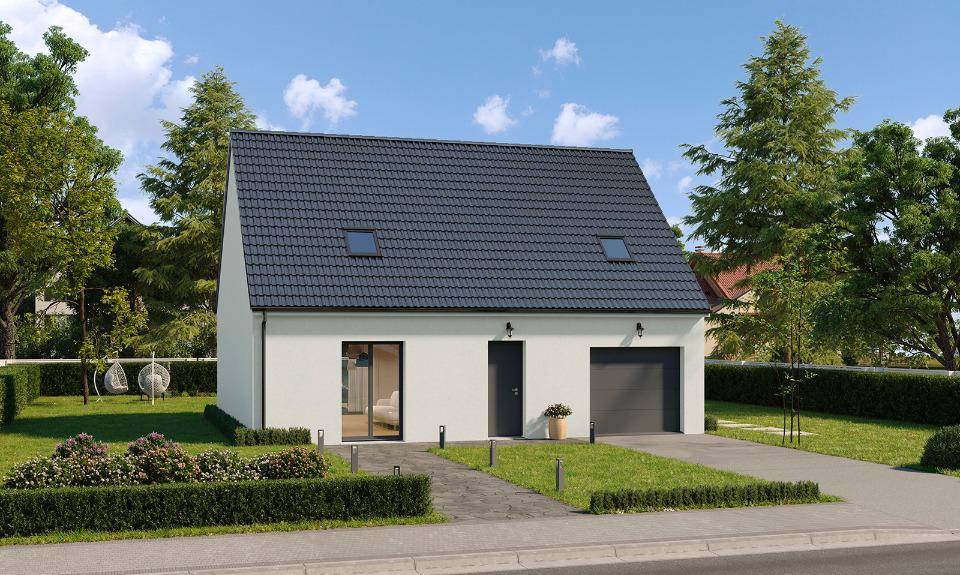 Programme terrain + maison à Terres de Bord en Eure (27) de 92 m² à vendre au prix de 252300€ - 1