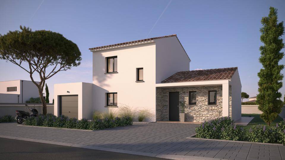 Programme terrain + maison à Sainte-Valière en Aude (11) de 90 m² à vendre au prix de 211950€ - 2